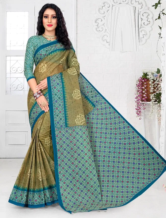 Jk Vaishali 5 Casual Wear Cotton Printed Designer Saree Collection 